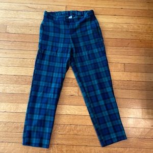 Old Navy Plaid Pull-On Ankle Pants